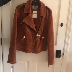 Brand new faux suede jacket
